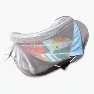 Little Angel Portable Folding Bassinet with Mosquito Net (0M+)