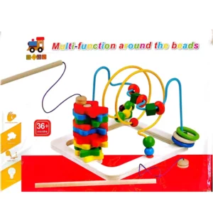 Multi-Function Wooden Bead Maze Toy