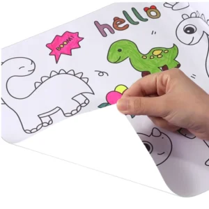 Kids coloring paper roll