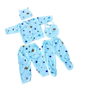 Newborn Baby 5-Piece Cotton Clothing Set