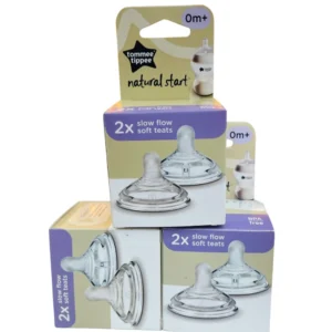 Soft Silicone Anti-Colic Bottle Teats