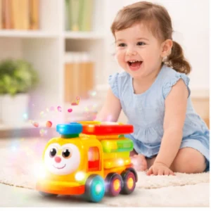 Light Train Cartoon Electric Toy