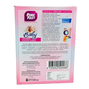 Pure Fast Baby Laundry Detergent Powder 400g