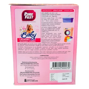 Pure Fast Baby Laundry Detergent Powder 1kg