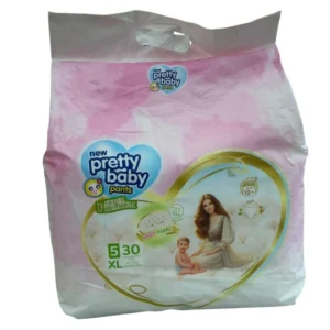 Pretty Baby Super Premium Diaper Pants – Size XL (12-17 kg)NO:5- 30 Pcs Value Pack