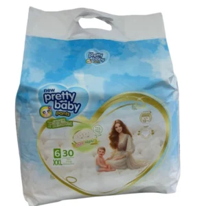 Pretty Baby Super Premium Diaper Pants – Size XXL (15+ kg)NO:6-30 Pcs Value Pack