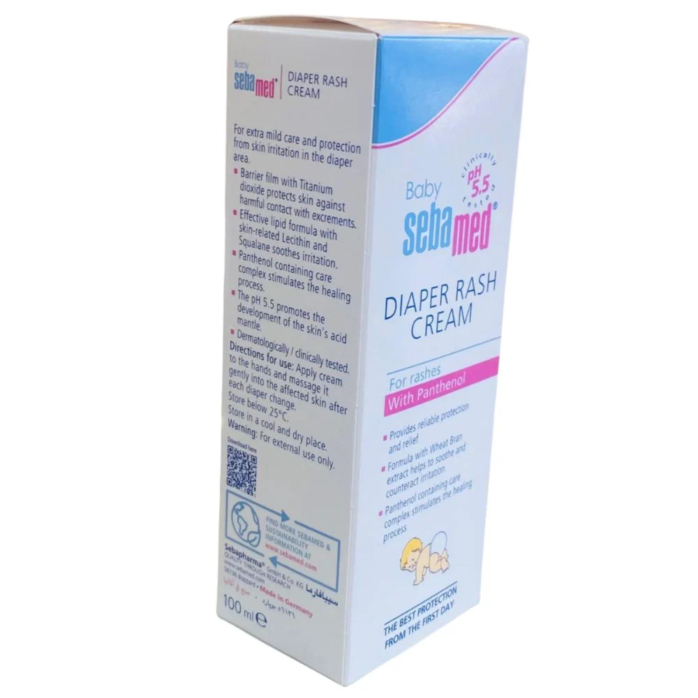 Sebamed Baby Diaper Rash Cream With Panthenol 100ml - Image 3