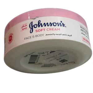 Johnson's Soft Cream For Face & Body (All Skin Types) - 24-Hour Hydration 200ml