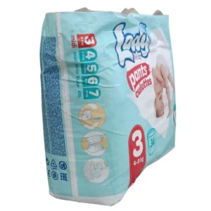 LODY Baby Pants Diapers Medium (Size 3) 34 Pieces 4 - 9 kg