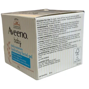 Aveeno Baby Daily Moisture Hydrating Facial Gel For Sensitive Skin (With Prebiotic Oat) - 60g