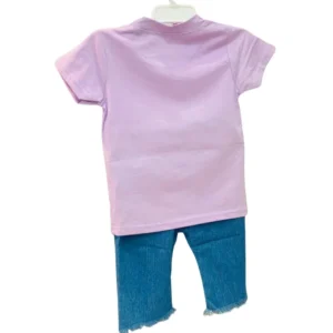 Girls' T-Shirt and Denim Pant M-Size