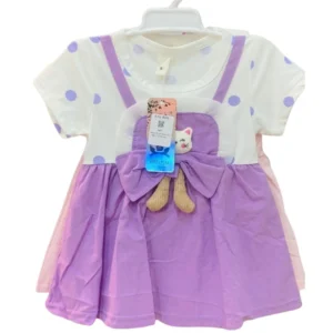 Inky Pinky Organic Cotton Frock-S Size