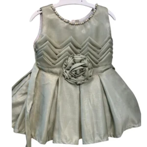 Riffa Shimmering Sage Green Floral Party Dress 12 Size
