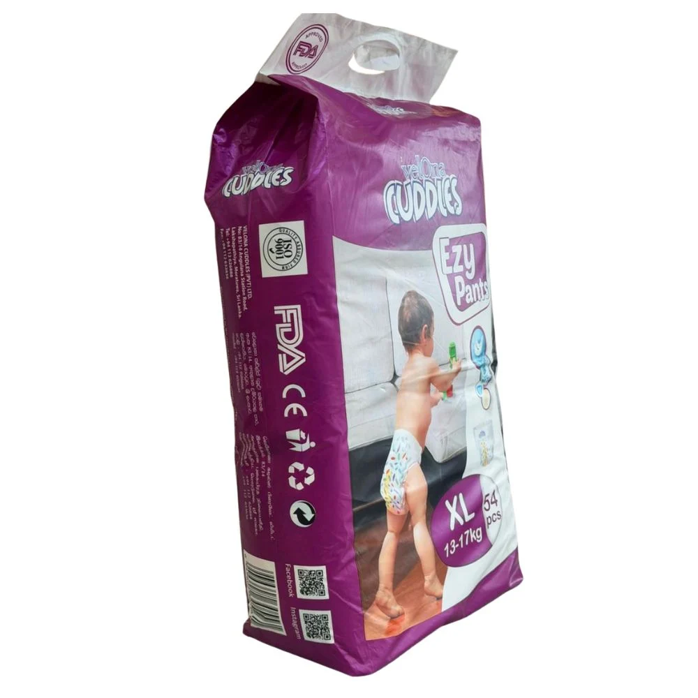 Velona Cuddles Ezy Pants Diaper Pants | Size XL (13-17kg) – 54 Pcs - Image 3