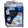 Velona Cuddles overnight diaper pants in size XL, containing 16 pieces for toddlers weighing 13-17kg, featuring a dark starry night theme with an image of a sleeping baby on the front packaging.