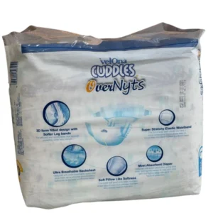 Velona Cuddles Overnyts Ultra Slim Tape Diapers | Size L (24 Pack) | 9-14kg