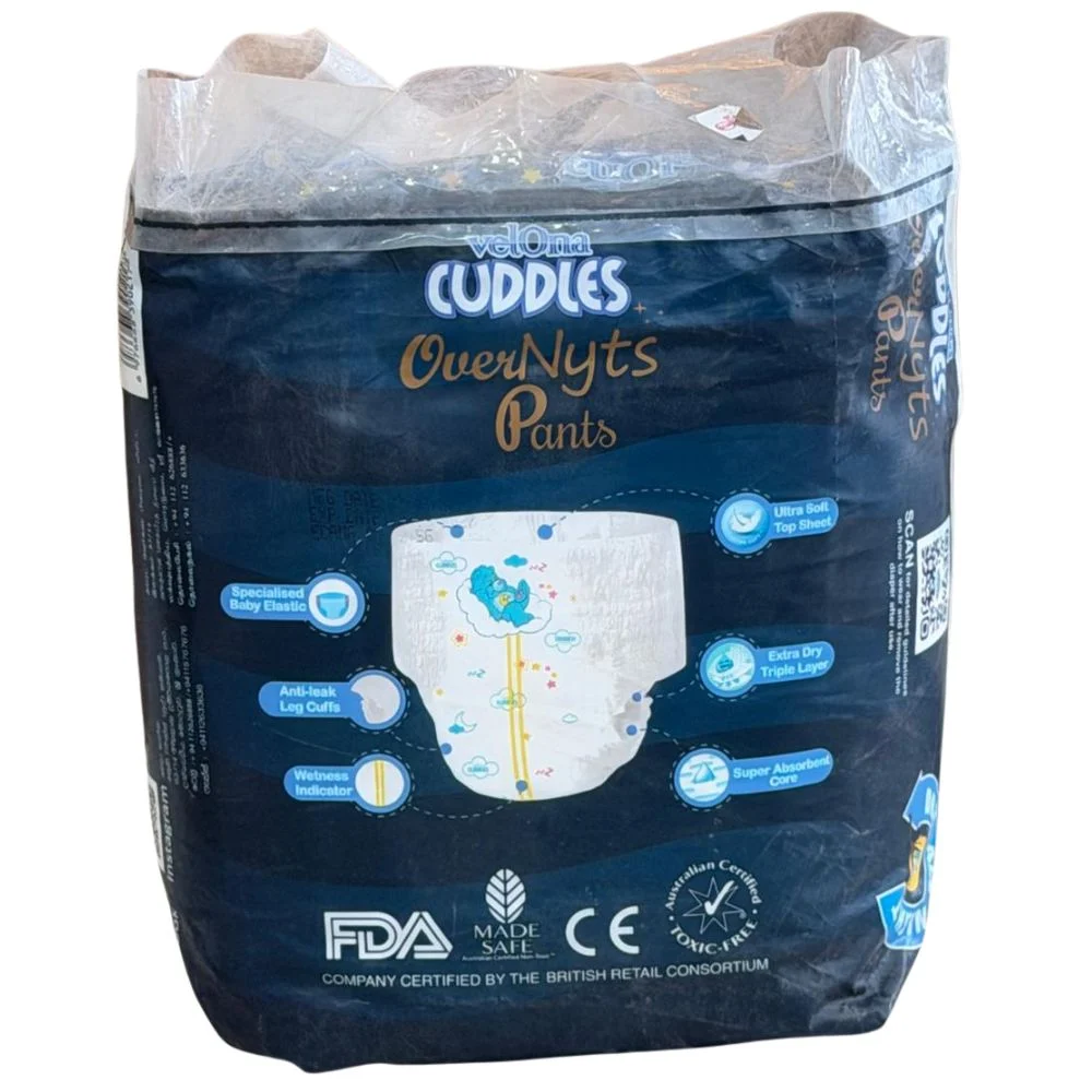 Velona Cuddles Overnight Diaper Pants | Size L (16 Pack) | 9-14kg - Image 2