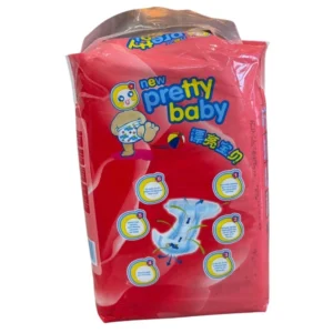 Pretty Baby Disposable Baby Diapers, Extra Large Size (XL), 13 kg and above, 16 Pieces