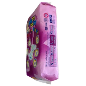 Pretty Baby Diapers – Size L (9-13 kg) | 12-Hour Absorbency | Travel Pack (4 Pcs)