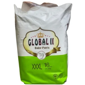 Global II Baby Pants XXXL 16 Pcs for toddlers 18 to 28 kg*
