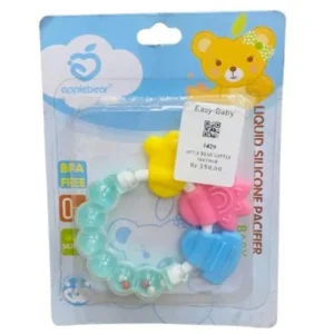 Applebear Baby Silicone Rattle Teether Ring