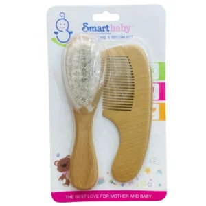 BABY WOOD BRUSH & COMB