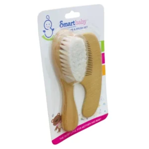 BABY WOOD BRUSH & COMB