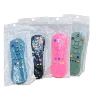Baby TV Remote Control Silicone Teether