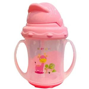 Baby Feeding Bottle with Straw