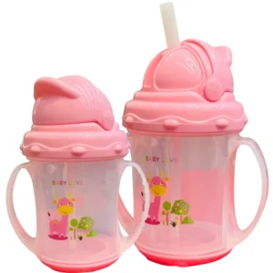 Baby Feeding Bottle with Straw