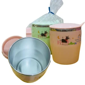 STAINLESS STEEL BABY CUP WITH LID