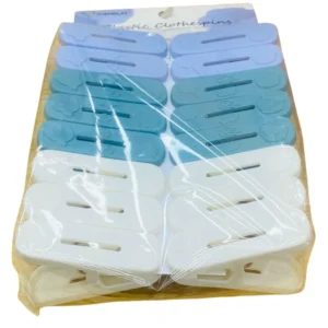 Premium 16-Piece Heavy Duty Plastic Cloth Clips Set