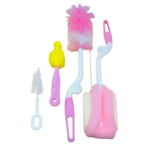 Premium 4-in-1 Baby Bottle Brush Cleaning Set