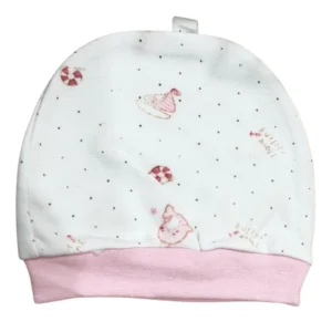 Cute Cartoon Bear Print Newborn Baby Cap