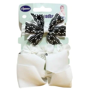 Chieea 3-Piece Baby Girl Red Headband Set