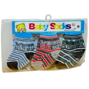 Super Stretch Infant Socks 3-Pack 0-12 month