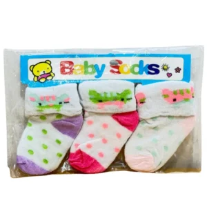 Super Stretch Infant Socks 3-Pack 0-12 month