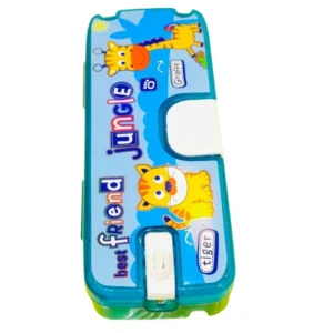Double-Sided Magnetic Pencil Case with Sharpener