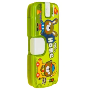 Double-Sided Magnetic Pencil Case with Sharpener