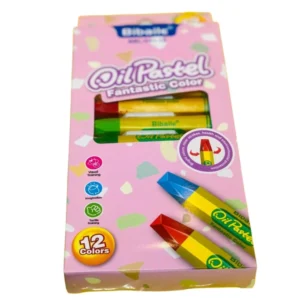 Bibaile 12-Pack Smooth Oil Pastels - Fantastic Color Kit